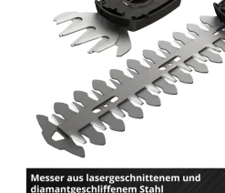 Einhell Gartengeräte - Akku Gras- und Strauchschere GE-CG 18/100 Li-Solo