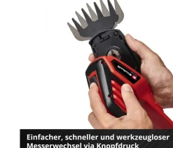 Einhell Akku-Gras- und Strauchschere GE-CG 18/100 Li T-Solo Clearance