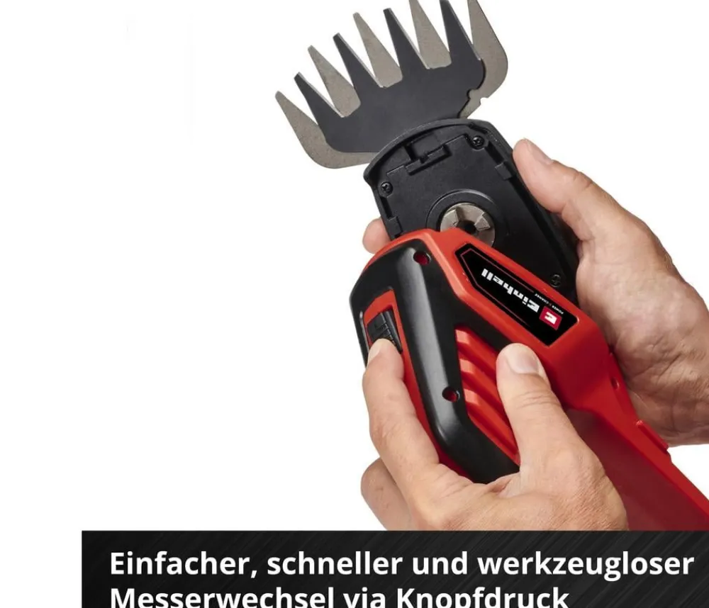 Einhell Akku-Gras- und Strauchschere GE-CG 18/100 Li T-Solo Clearance