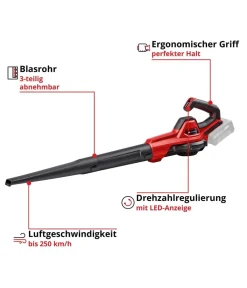 Einhell Akku-Laubbläser GE-UB 18/250 Li E-Solo Clearance