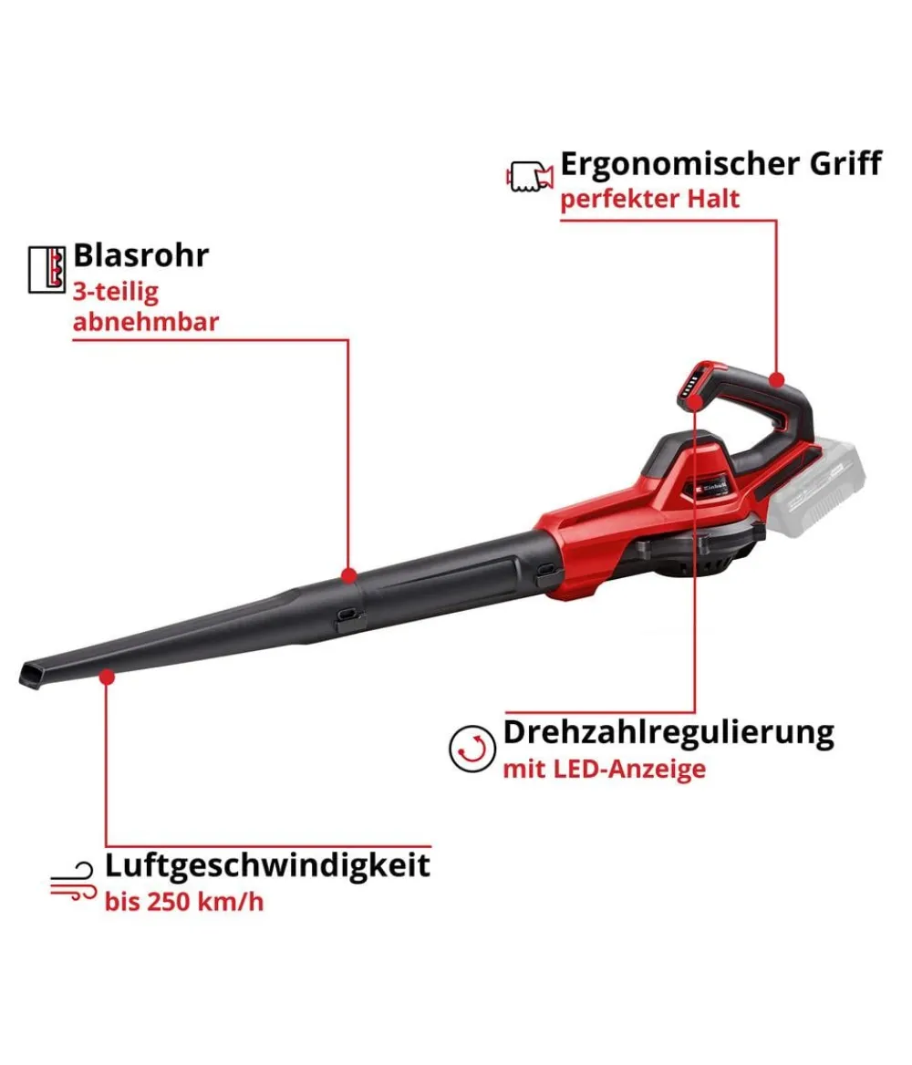 Einhell Akku-Laubbläser GE-UB 18/250 Li E-Solo Clearance
