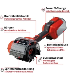 Einhell Gartengeräte > Akku-Oberflächenbürste PICOBELLA 18/90
