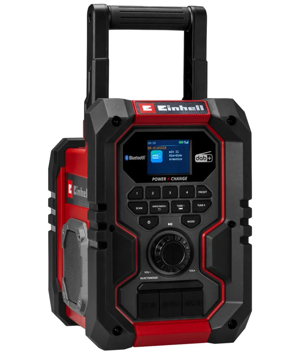 Einhell Mehr Haushaltshelfer - Akku-Radio TE-CR 18 Li DAB+/FM/BT - Solo