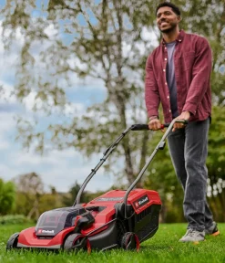 Einhell Gartengeräte > Akku-Rasenmäher GE-CM 18/32 C Li BL, inkl. 4,0 Ah Akku & Schnellladegerät