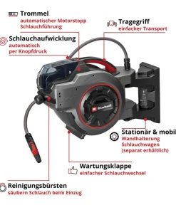 Einhell Gartengeräte > Akku-Schlauchtrommel GE-HR 18/30-1 Li-Solo