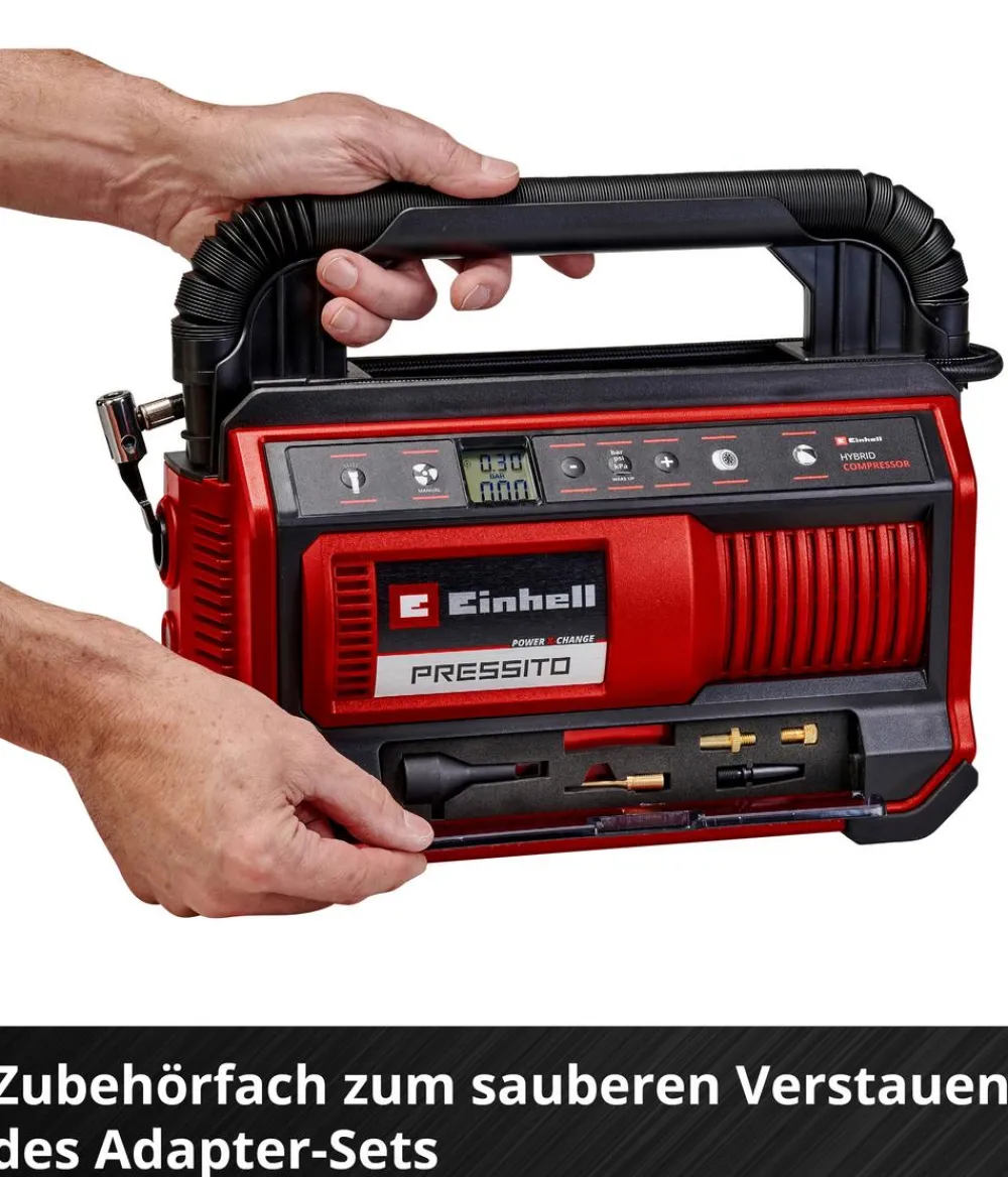 Einhell Hybrid-Kompressor PRESSITO 18/25 Hot