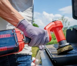 Einhell Gartengeräte - Oberflächenbürste ULTRA 95/25, Messing