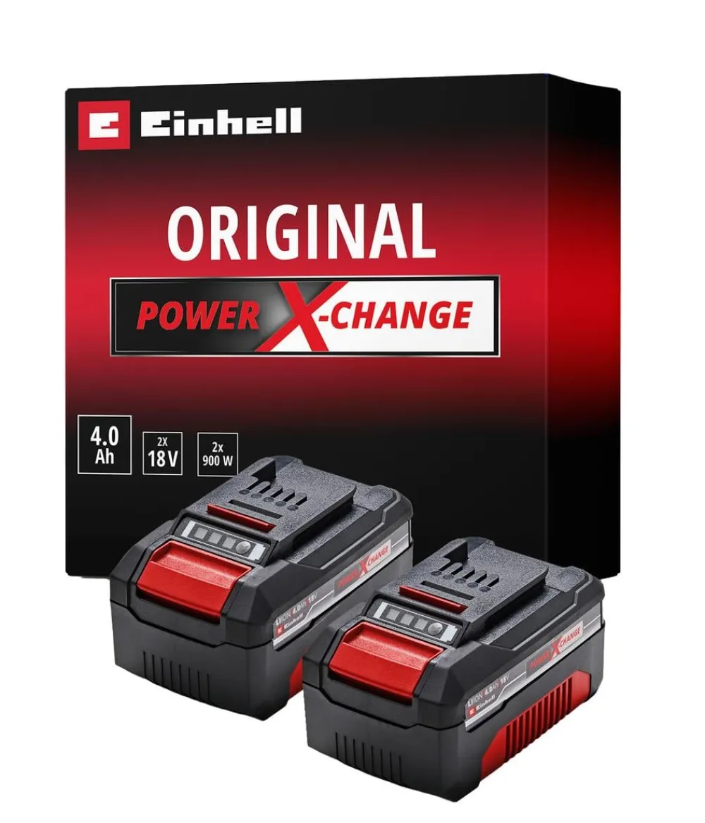 Einhell Gartengeräte - PXC-Twinpack, 2x 18V 4,0 Ah Akku