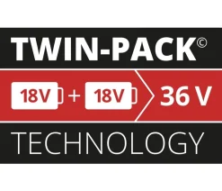 Einhell Gartengeräte - PXC-Twinpack, 2x 18V 4,0 Ah Akku