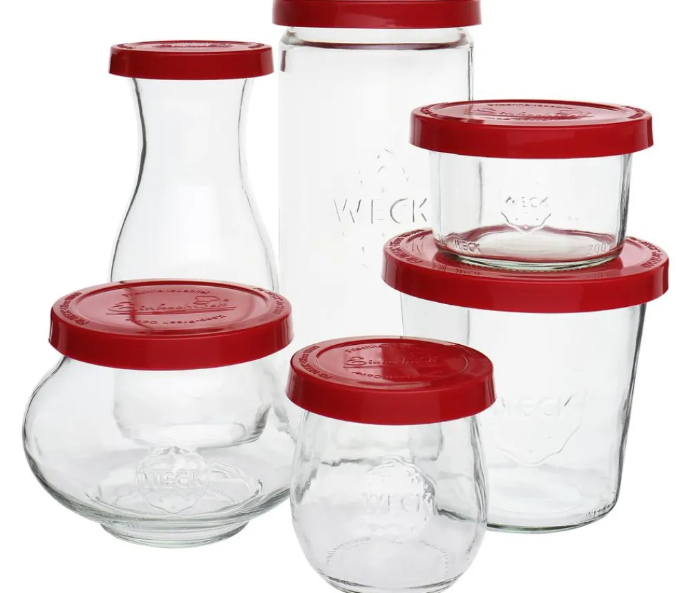 Einkochwelt Einkochautomaten & Zubehör - WECK® Silikondeckel Rot