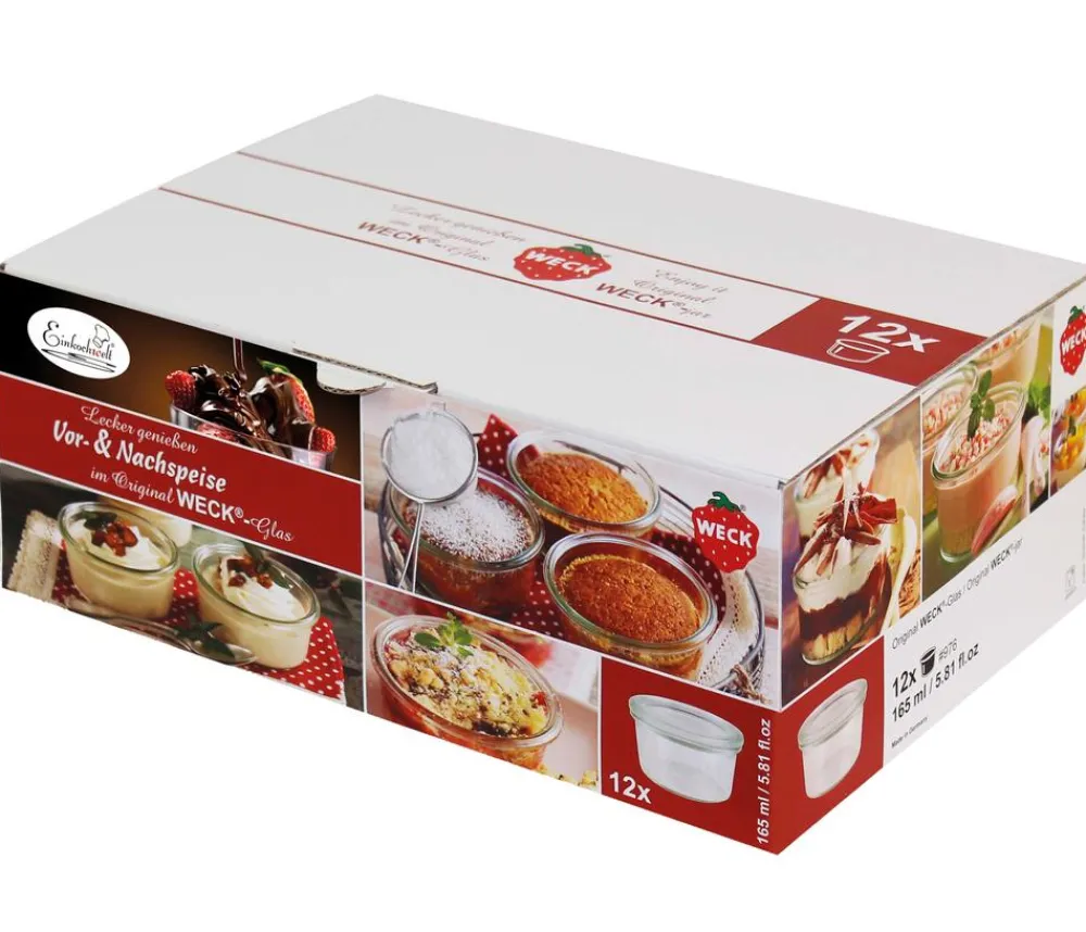 Einkochwelt WECK® Sturzglas, 12er-Set Transparent