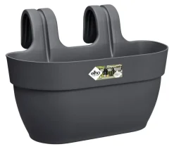 Elho Pflanzkübel & Blumenkästen|Blumenampeln & -Schalen > Kunststoff-Balkonhängetopf Vibia Campana Easy, länglich