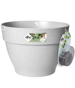 Elho Kunststoff-Hängeampel Vibia Campana, rund, ca. Ø26/H26 cm Hellgrau Online