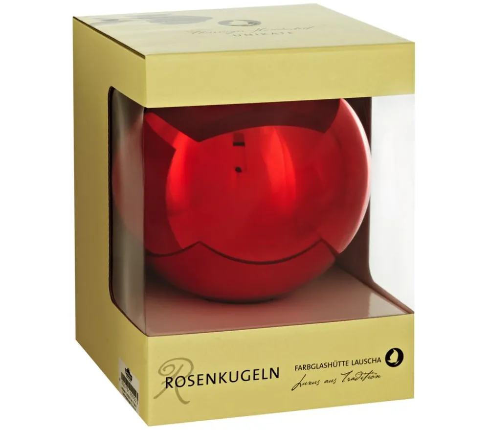 ELIAS Glashütte Gartenkugeln & Glas Deko > Rosenkugel, verspiegelt