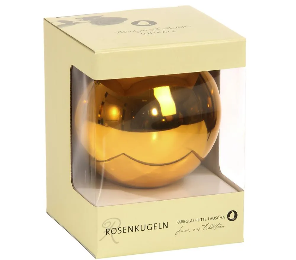 ELIAS Glashütte Rosenkugel, verspiegelt Gold Sale