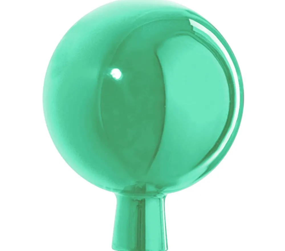 ELIAS Glashütte Gartenkugeln & Glas Deko - Rosenkugel, verspiegelt Grün