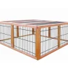 Elmato® Freilaufgehege > Freilaufgehege Deluxe, ca. B120/H48/T120 cm