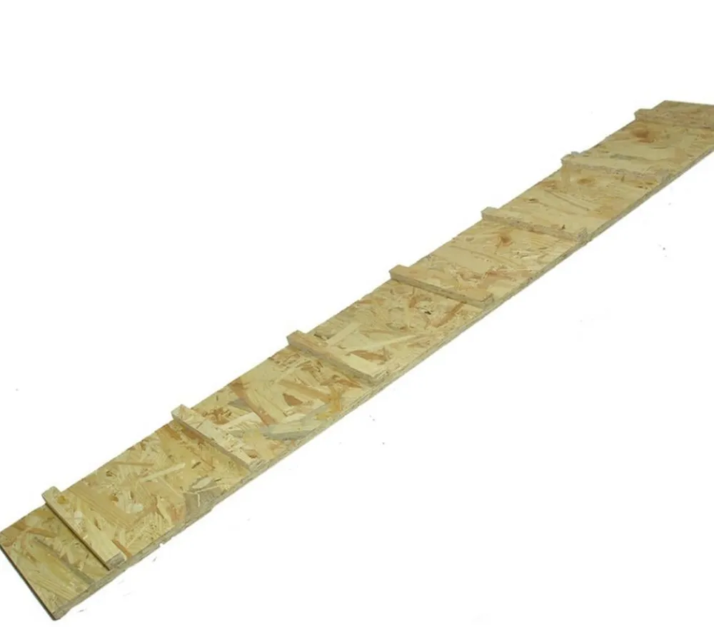 Elmato® Holzrampe mit Klettersprossen für Hasenstall Beige Hot