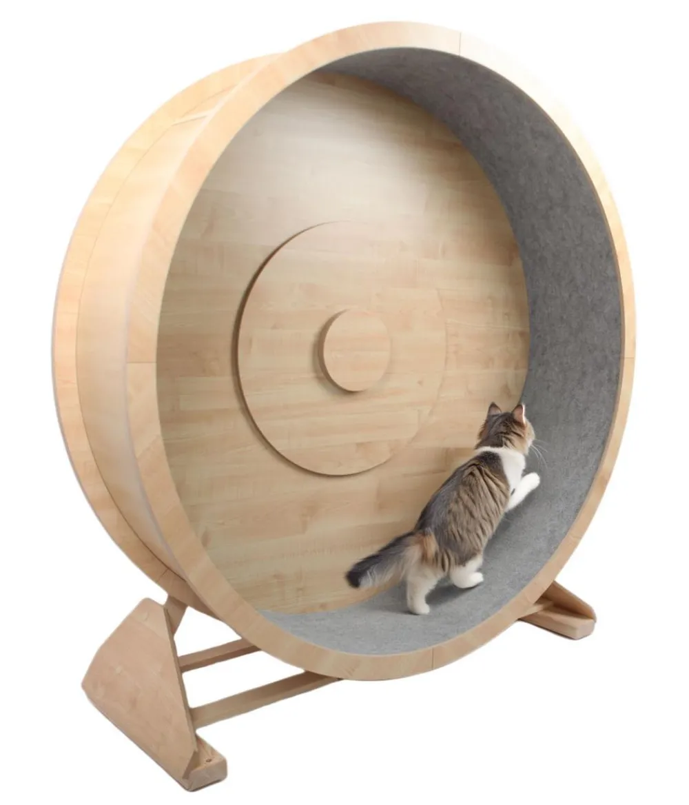Elmato® Katzenspielzeug > Katzenlaufrad Rocky L, stehend, /