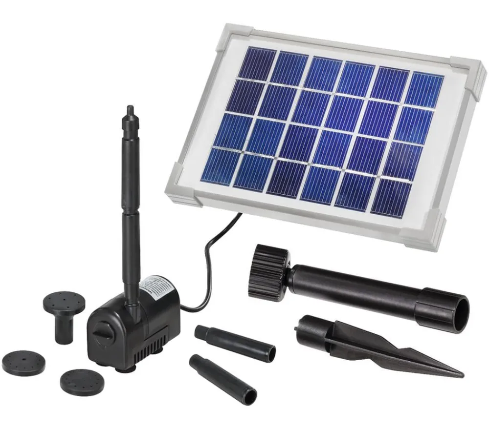 Esotec Gartenteich·Teichpumpen & Teichtechnik|Teichpumpen & Teichtechnik - Solarpumpensystem Rimini-S Schwarz