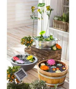 Esotec Gartenteich·Teichpumpen & Teichtechnik|Teichpumpen & Teichtechnik - Solarpumpensystem Rimini-S Schwarz