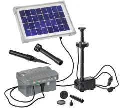 Esotec Solarpumpe Palermo LED für den Gartenteich Schwarz Sale