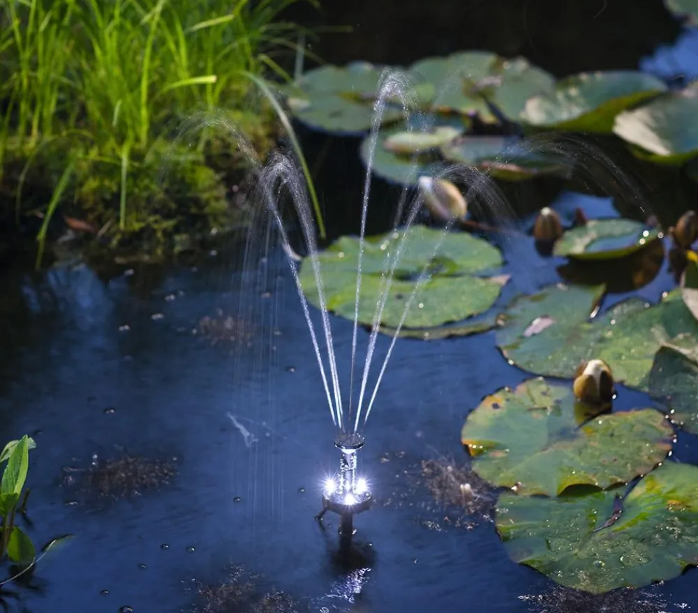 Esotec Solarpumpe Palermo LED für den Gartenteich Schwarz Sale