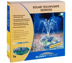 Esotec Gartenteich·Teichpumpen & Teichtechnik|Teichpumpen & Teichtechnik > Solarpumpe Seerose für den Gartenteich