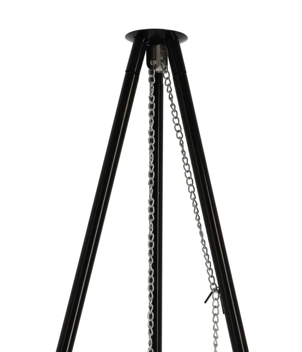 Esschert Design Feuerschalen|Holzkohlegrills - Esschert Grill-Feuerschale inkl. Dreibein, ca. B67,5/H157/T77 cm Schwarz