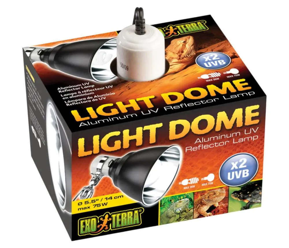 Exo Terra® Terrarientechnik - Light Dome Aluminium UV Reflektorlampe