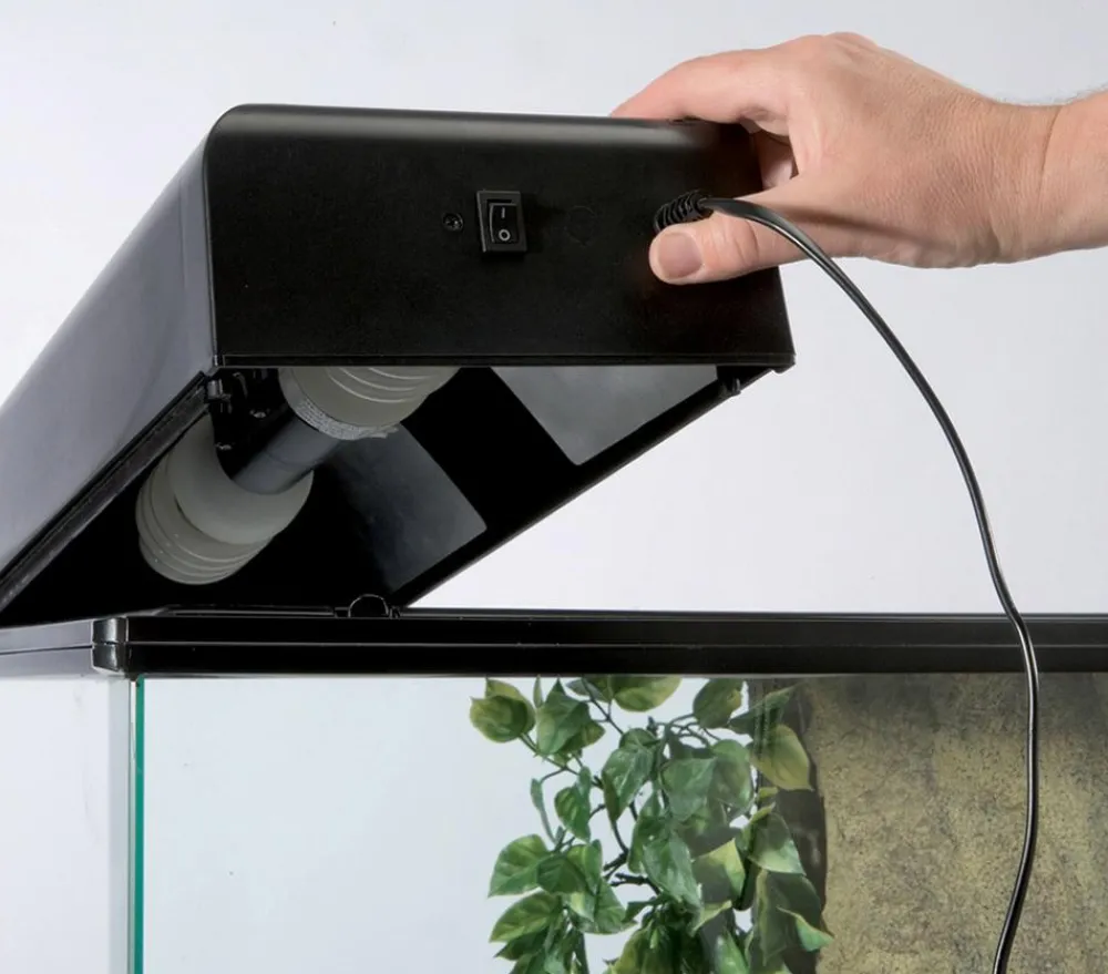 Exo Terra® Terrarientechnik > Terrarienlampen-Abdeckung Compact Top
