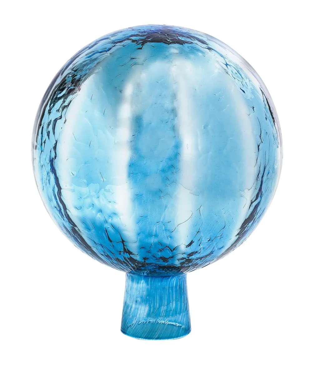 ELIAS Glashütte Gartenkugeln & Glas Deko|Gartenzwerge & Gartenfiguren > Farbglashütte Lauscha Rosenkugel Gelato, Ø15/H15 cm