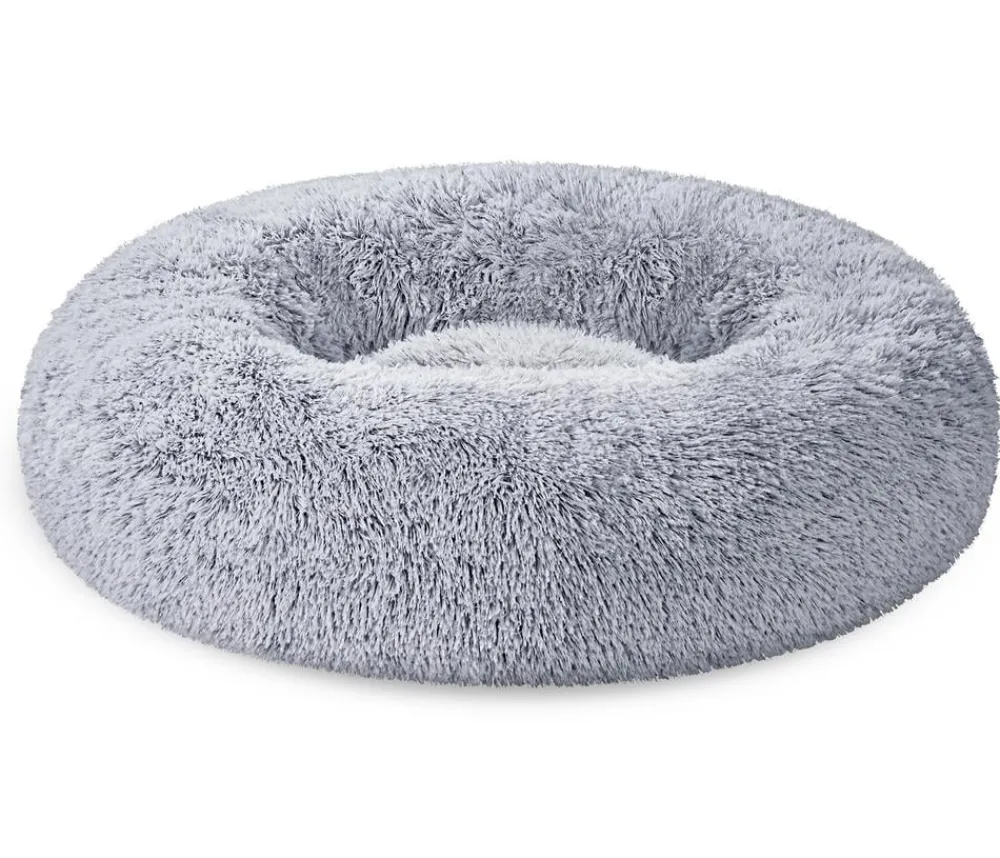 Feandrea Hundebett, rund, grau, ca. Ø80/H20 cm Hellgrau Sale