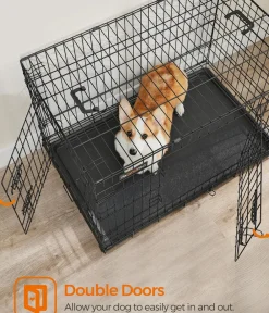 Feandrea Mehr Hundeschlafplätze > Hundekäfig XXL mit 2 Türen