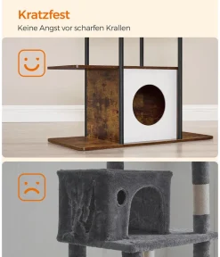 Feandrea Kratzbäume & Kratzmöbel - Kratzbaum, /, ca. B80/H153/T40 cm
