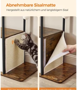Feandrea Kratzbäume & Kratzmöbel - Kratzbaum, /, ca. B80/H153/T40 cm