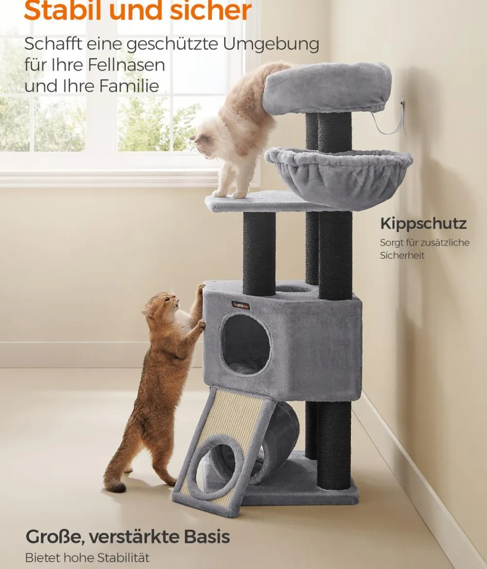 Feandrea Kratzbäume & Kratzmöbel > Kratzbaum, ca. B50/H141/T50 cm