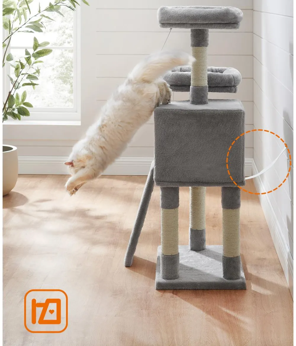 Feandrea Kratzbaum, , ca. B50/H115/T35 cm Hellgrau
