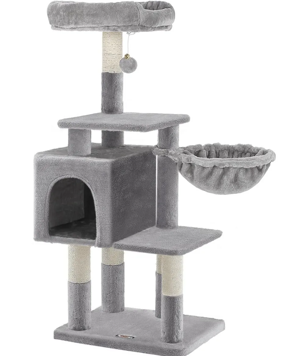 Feandrea Kratzbäume & Kratzmöbel > Kratzbaum mit Liegemulde, , ca. B50/H110/T40 cm