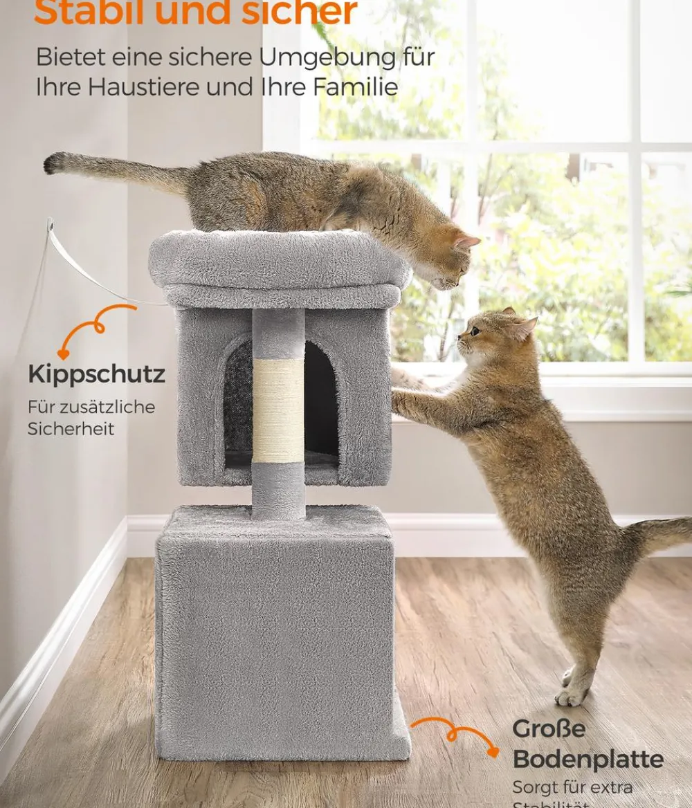 Feandrea Kratzbäume & Kratzmöbel > Kratzbaum S, ca. B54/H67/T34 cm