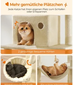 Feandrea Kratzbäume & Kratzmöbel > Kratzbaum XXL, ca. B60/H206/T50 cm