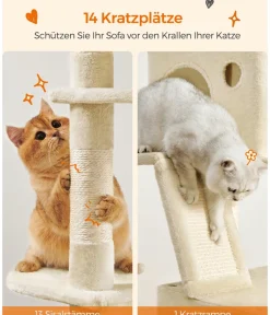Feandrea Kratzbäume & Kratzmöbel > Kratzbaum XXL, ca. B60/H206/T50 cm