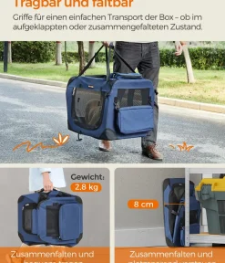 Feandrea Hundetransportboxen > Transporttasche, ca. B60/H40/T40 cm