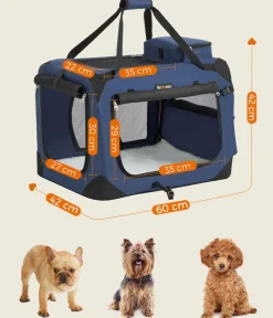 Feandrea Hundetransportboxen > Transporttasche, ca. B60/H40/T40 cm