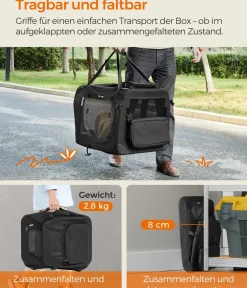 Feandrea Transporttasche, ca. B60/H40/T40 cm Schwarz Discount