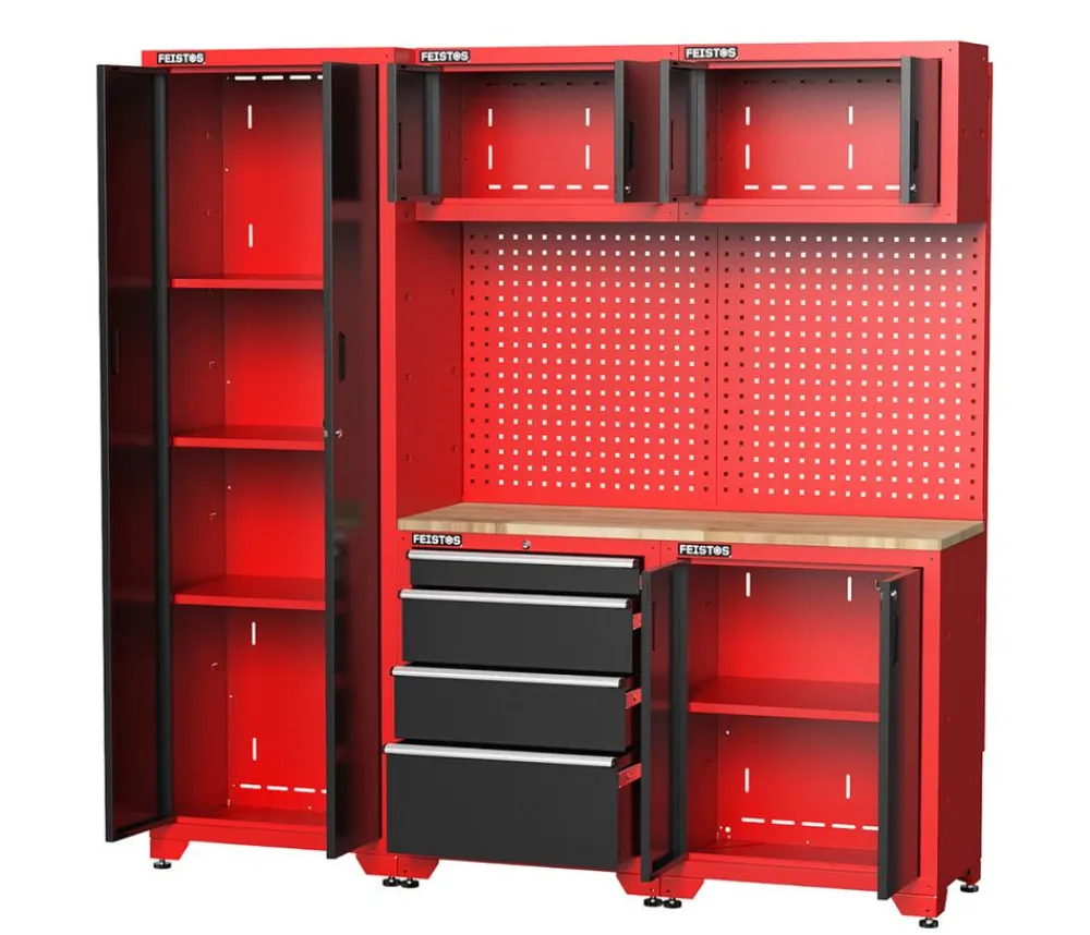 FEISTOS Werkzeugschrank Juno 2, ca. B198/H198/T45,7 cm Hot