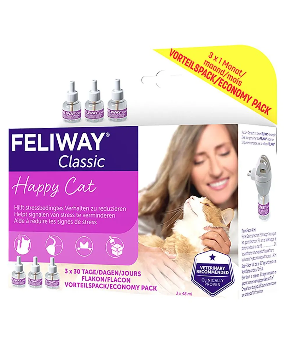 FELIWAY® Katzenpflege > Classic Nachfüllflakon, 3er-Set