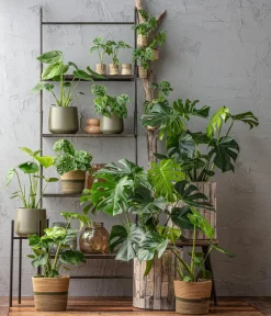 Dehner Fensterblatt - Monstera deliciosa Grün New