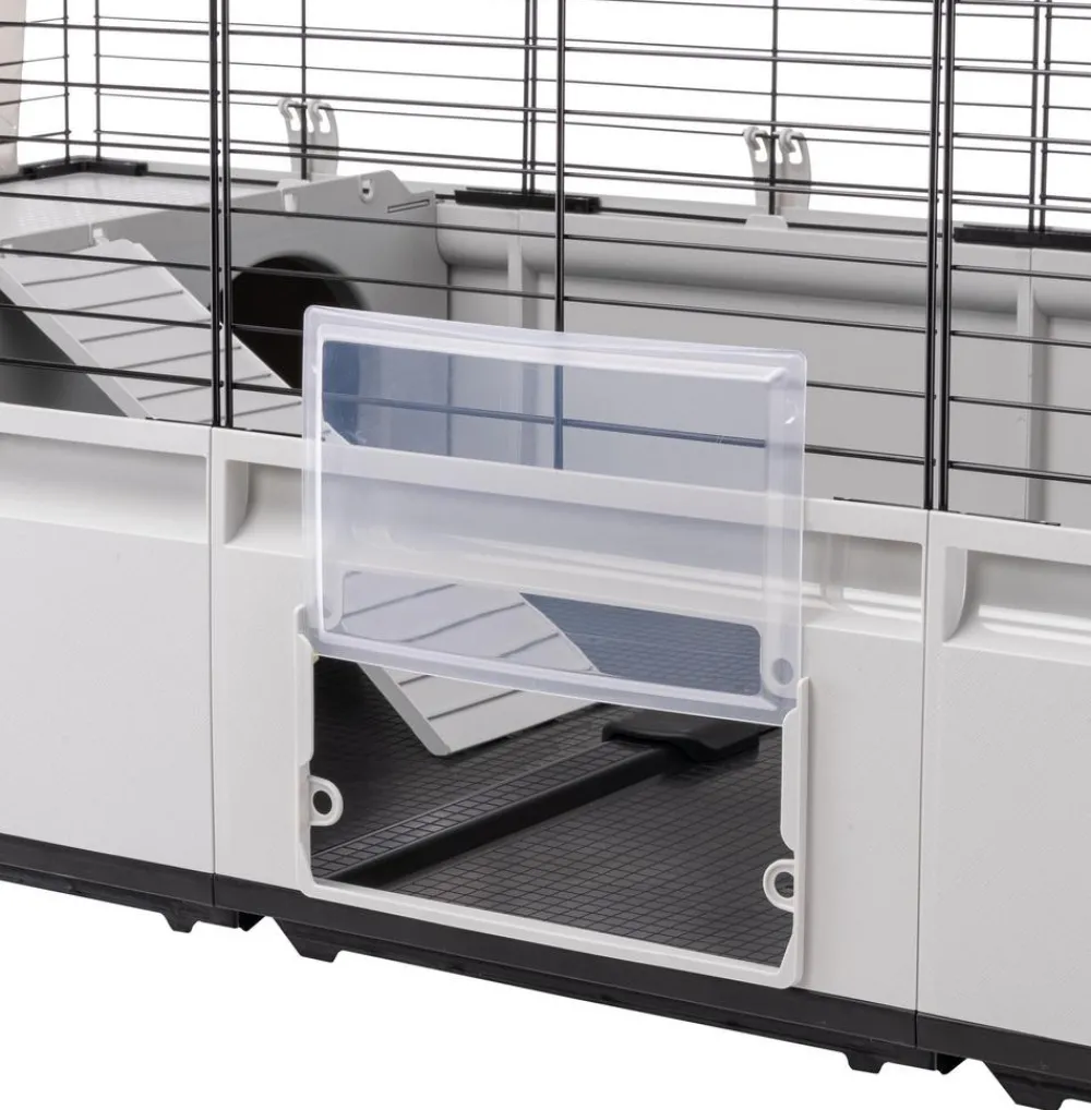 Ferplast® Nagerkäfige - ferplast Nagerheim Modular 3, , ca. B144/H56/T72 cm Hellgrau