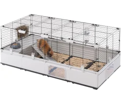Ferplast® Nagerkäfige - ferplast Nagerheim Modular 3, , ca. B144/H56/T72 cm Hellgrau
